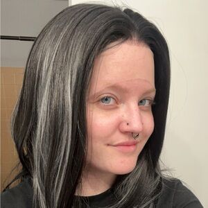 Chelsey Smith wig Elise Black and Grey STANDARD